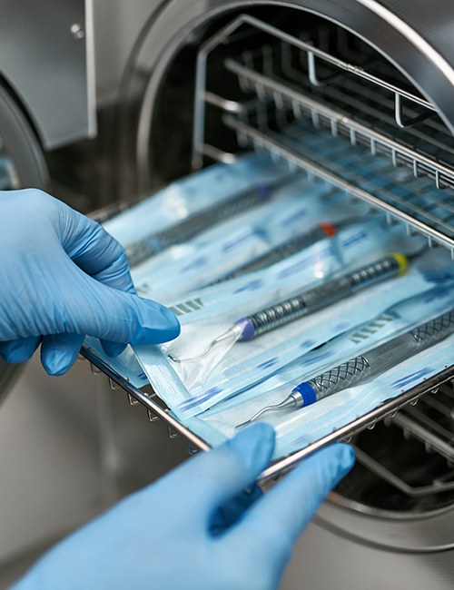 Sterilized dental treatment tools