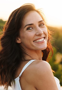 smiling young woman in Belton