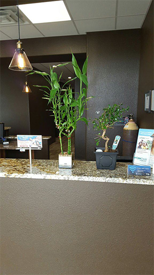 Front desk at Temple Choice Dental